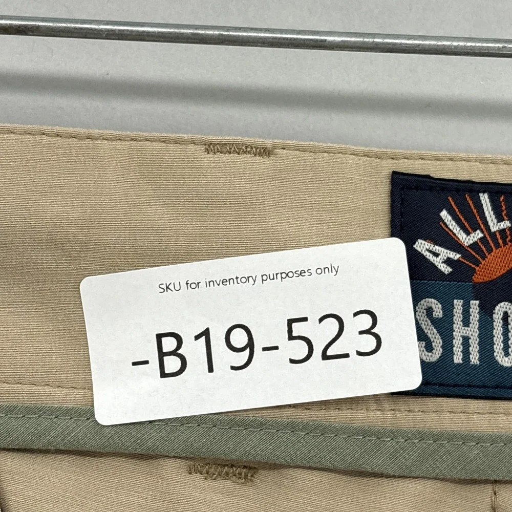 Faherty Shorts Mens 40 Beige All Day Chino Stretch Drawstring 8